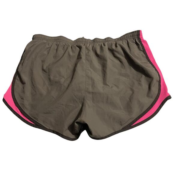 Nike Womens Athletic Shorts Medium Brown Tempo Dri Fit Lined Running Workout - Picture 2 of 12
